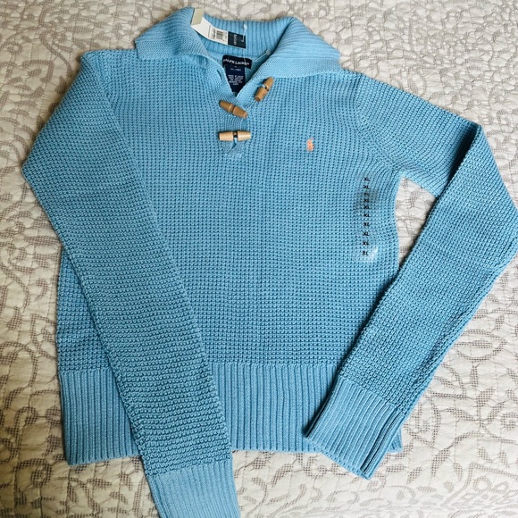 NEW! Girls Ralph Lauren sweater 100 cotton - Picture 2 of 2